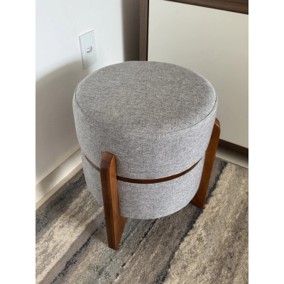 Pouf 3 en 1 MIMOSA en lin gris Pouf 3 en 1 MIMOSA en lin gris